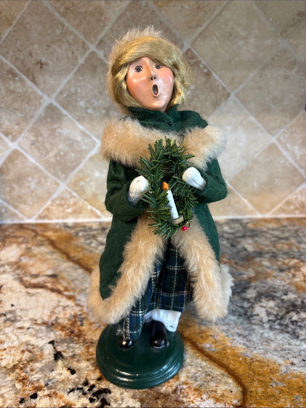 Buyers Choice The Carolers Traditional Teen Girl Caroler Figurine 1999